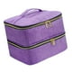 thumbnail image 3 of Bolsa de Transporte Yuyangstore Estuche Organizador de Esmalte de Unas Violeta, 3 of 8