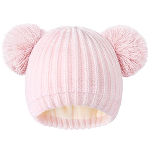 FURTALK Toddler Winter Hat Pom Beanie 