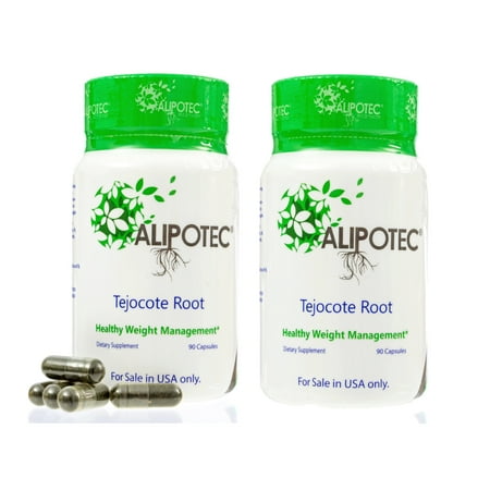 2 PACK Alipotec CAPSULES Raiz de Tejocote Root Supplement - 180 Day (6 Month Total)