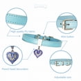thumbnail image 6 of Adjustable Dog Collar with Pendant Love-Heart Pendant Decorative Adjustable Collar, Faux Leather, Ideal for Valentines Day, 6 of 8