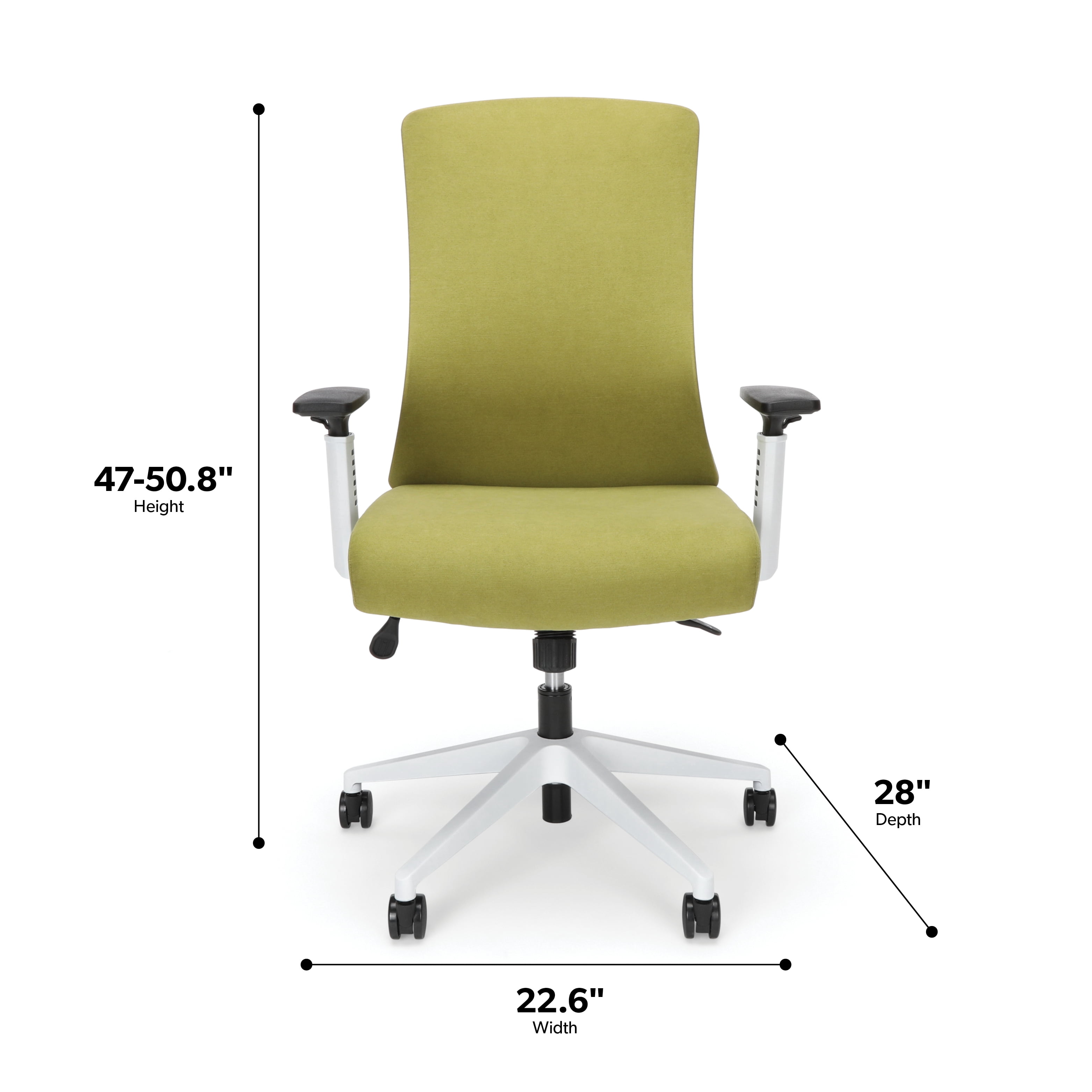 HON Basyx Commercial-Grade Hive Designer Task Chair, Moss Green (BSX144VA84W)