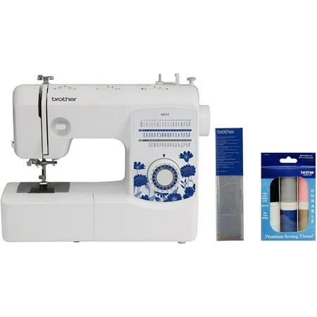 Brother MZ53 53-Stitch Sewing Machine and SASEW6 6-Piece Premium Sewing Thread Pack, SA520 Water Soluble Stabilizer