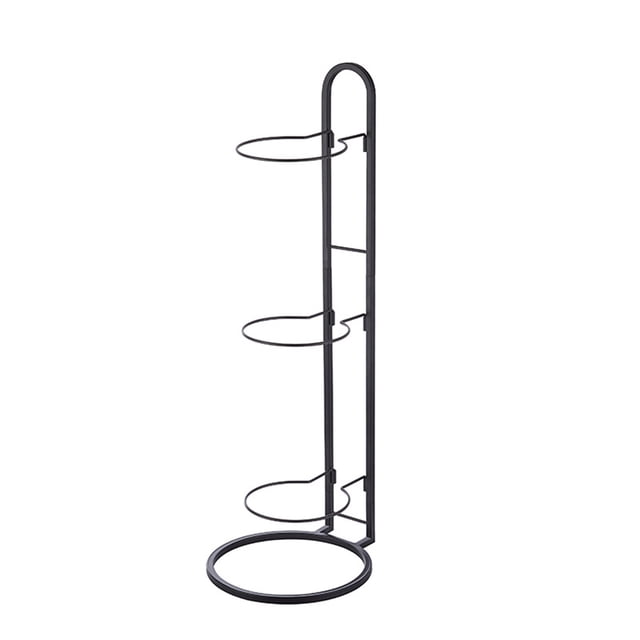 Organizers and Storage for Bedroom, Vertical Display Stand 3 Stack Removable Ball Storage Rack for Volleyball Football Basketball, Garage Organizers and Storage