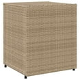 thumbnail image 5 of vidaXL Armoire de Rangement de Jardin Beige 55x59x69 cm Rotin Synthétique, 5 of 5