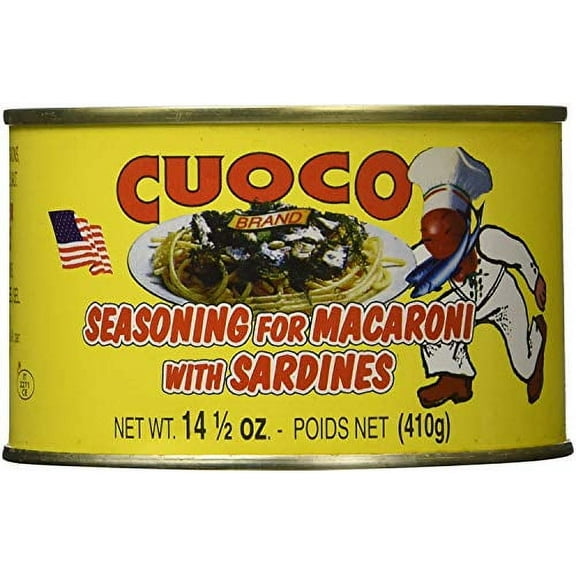 Cuoco Seasoning for Macoroni, Pasta con Sarde, 14.5 oz (Pack of 4) Cuoco Condimento per Pasta con Sarde