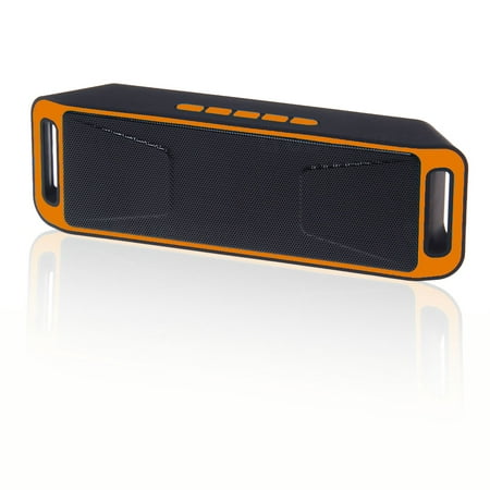 Indigi® Best Gift! Bluetooth 4.0 Portable Wireless Dual Speaker TF USB FM Radio