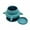 Blue, variant on Sunjoy Tech  4 Teats Pet Feeder,240ML Puppy Feeder Silicone Milk Bowl,Pet Feeder with Anti-Slip Suction Cup for Kittens Puppies Rabbits