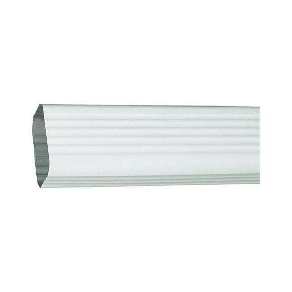 Askoll de extensión Downspout, 5 x 8 x 38 cm, aluminio blanco