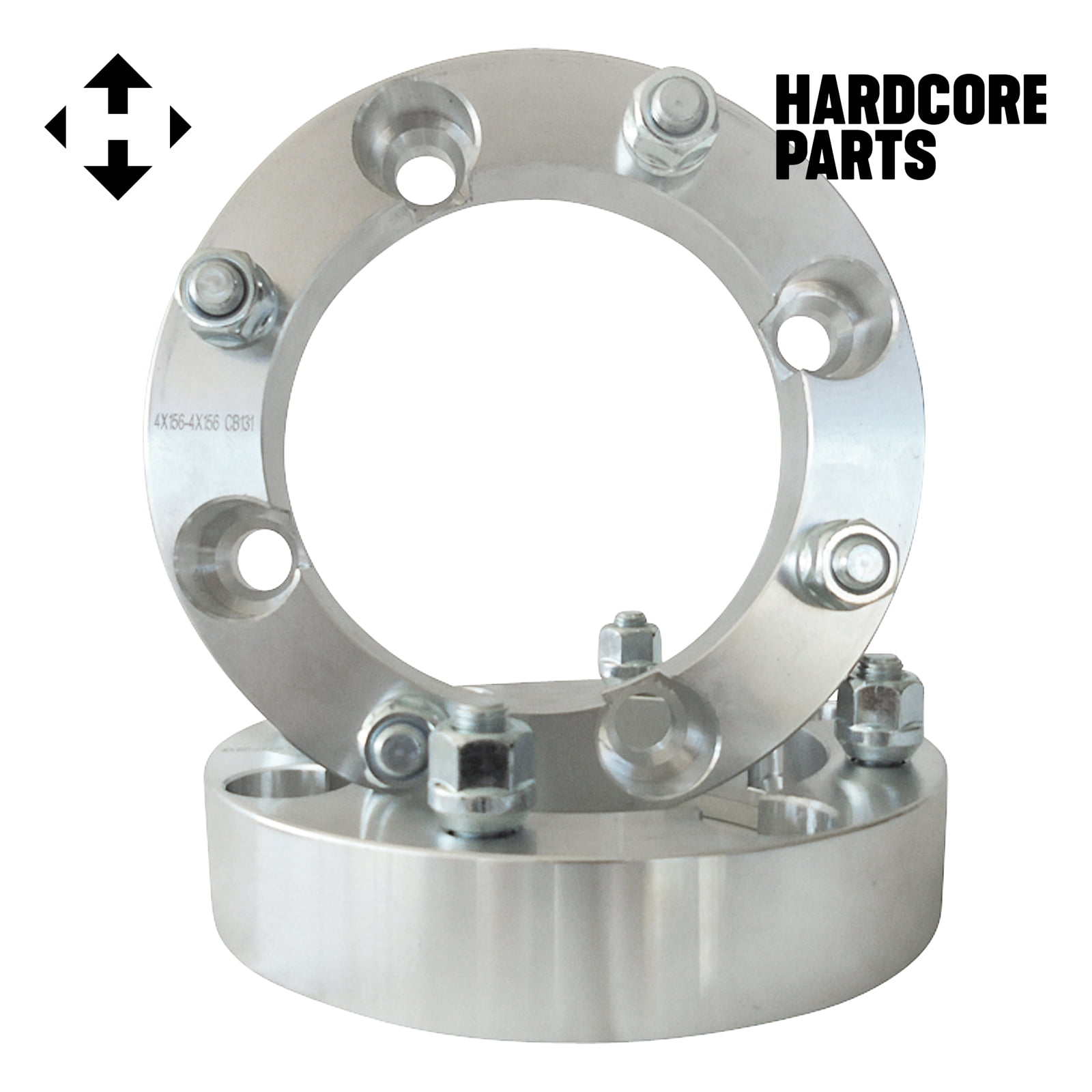 2 QTY ATV Wheel Spacers 1.5" 4x156 bolt patterns with 12x1.5 threads
