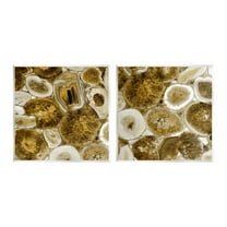 Stupell Abstract Geodes Mineral Nature Abstract Photography Wall Plaque Unframed Art Print Wall Art, Set of 2