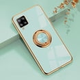 thumbnail image 3 of Compatible with Samsung Galaxy A42 5g Phone Case with Ring Holder Pink, Aesthetic Samsung A42 Case Silicone Soft TPU Slim Cover Shockproof Luxury with Kickstand (Green), 3 of 14