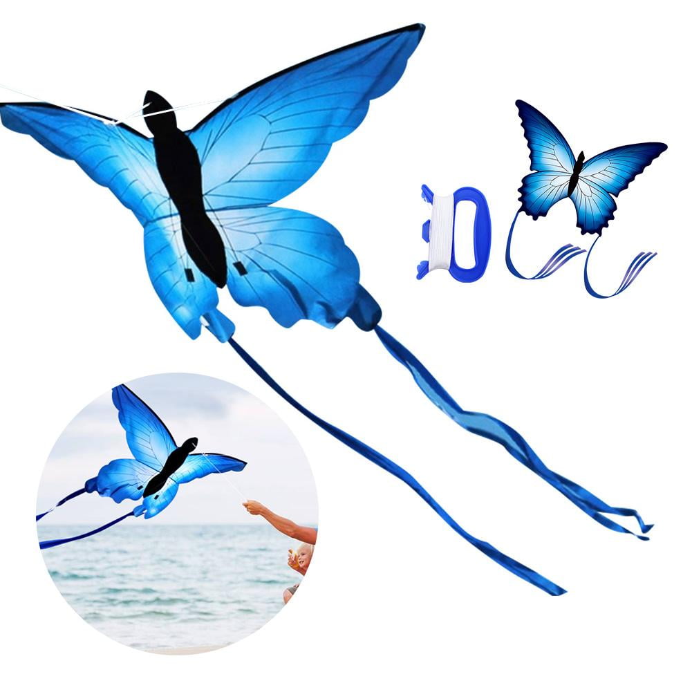 55" BEAUTIFUL BUTTERFLY SINGLE LINE KITE OUTDOOR SPORT TOY FUNNY Deco 
