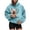 Sky Blue, variant on Miaoju Pocket Pullover Hoodie for Women Men with Front Pouch for Snacks and Animals for Autumn Picnic Outings