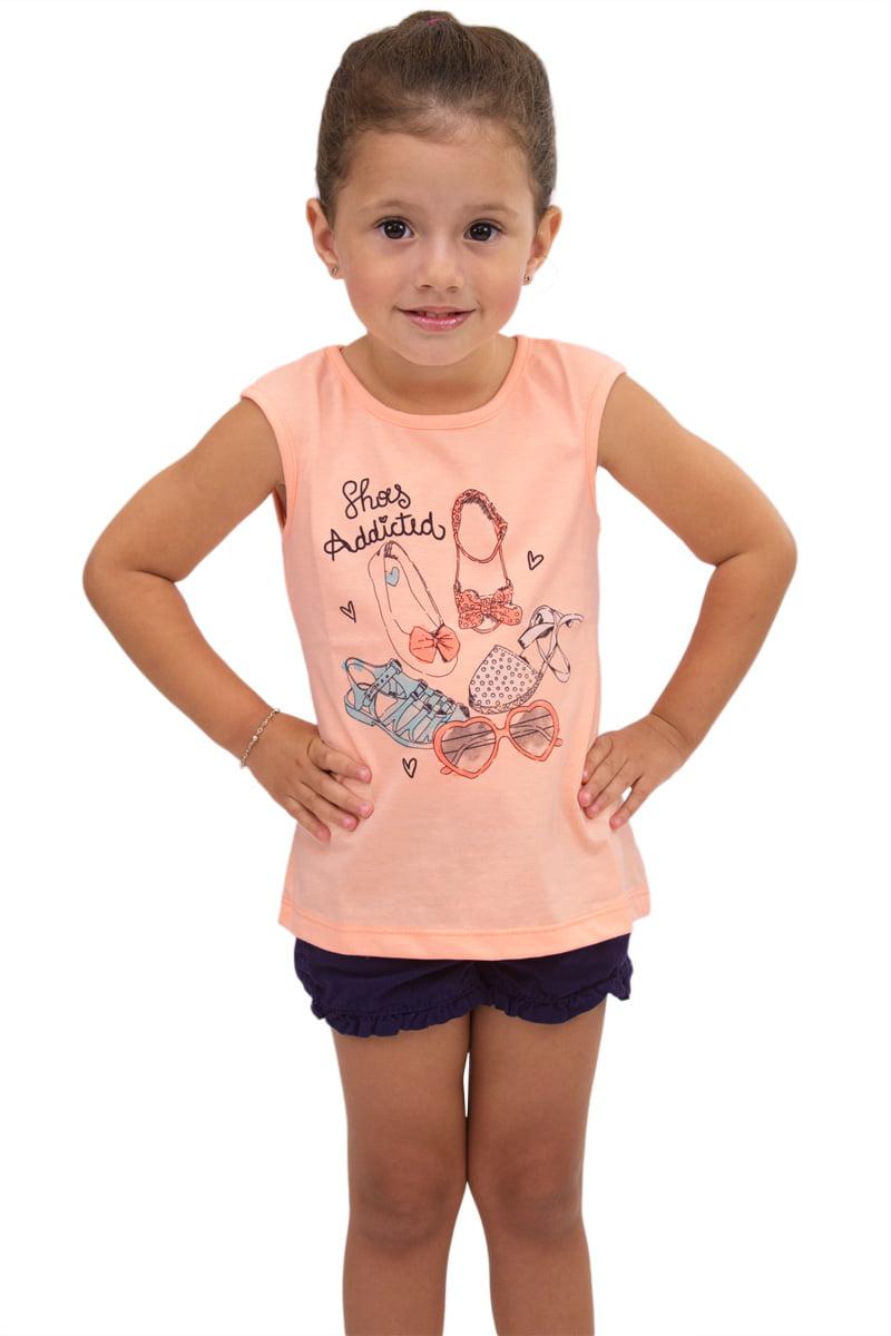 Pulla Bulla Toddler Girl Graphic Tank Top Sleeveless Tee - Walmart.com