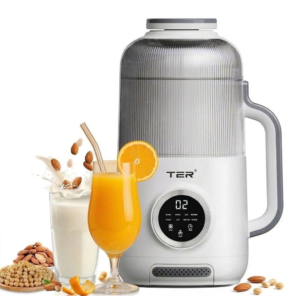 40oz Nut Milk Maker Machine, 10-in-1 Automatic Soy Milk Maker with Delay Start, Keep Warm, Self Cleaning, Boil Water