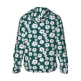 thumbnail image 3 of Balery Daisies Flowers Men's Women's UPF 50+ Sun Protection Lightweight Hoodie Performance Long Sleeve Shirt for Fishing Running-X-Large, 3 of 9