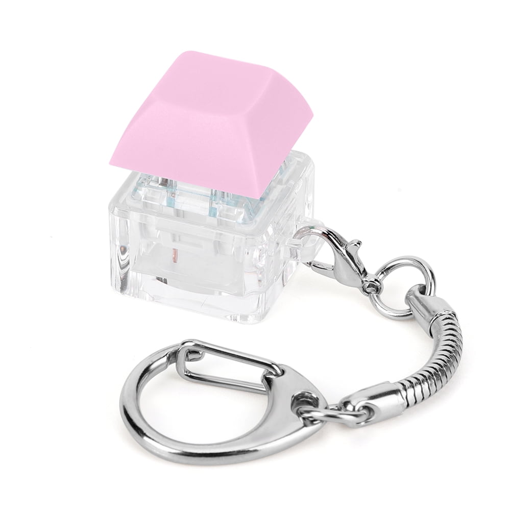 Llavero Fidget Con Teclado Mecánico – Pack De 2 Mini Teclados Para Aliviar El Estrés, Sonido Clic Que Relaja, Ideal Para Llevar En El Bolsillo O Colgar