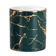 thumbnail image 1 of Soporte para bolígrafo/maquillaje, soporte para escritorio, taza para lápices con patrón de mármol para niñas y niños, color verde, 1 of 5