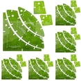 thumbnail image 1 of Double Wedding Ring Quilt Templates Set - Multifunctional Acrylic Quilting Ruler - Reusable Sewing Pattern Tool for Precise Patchwork Crafting (Green), 1 of 6