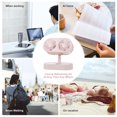thumbnail image 4 of SAYFUT Dual Fan Portable Rechargeable Handy Fan Pocket Mini Air Cooler USB foldable, 4 of 5