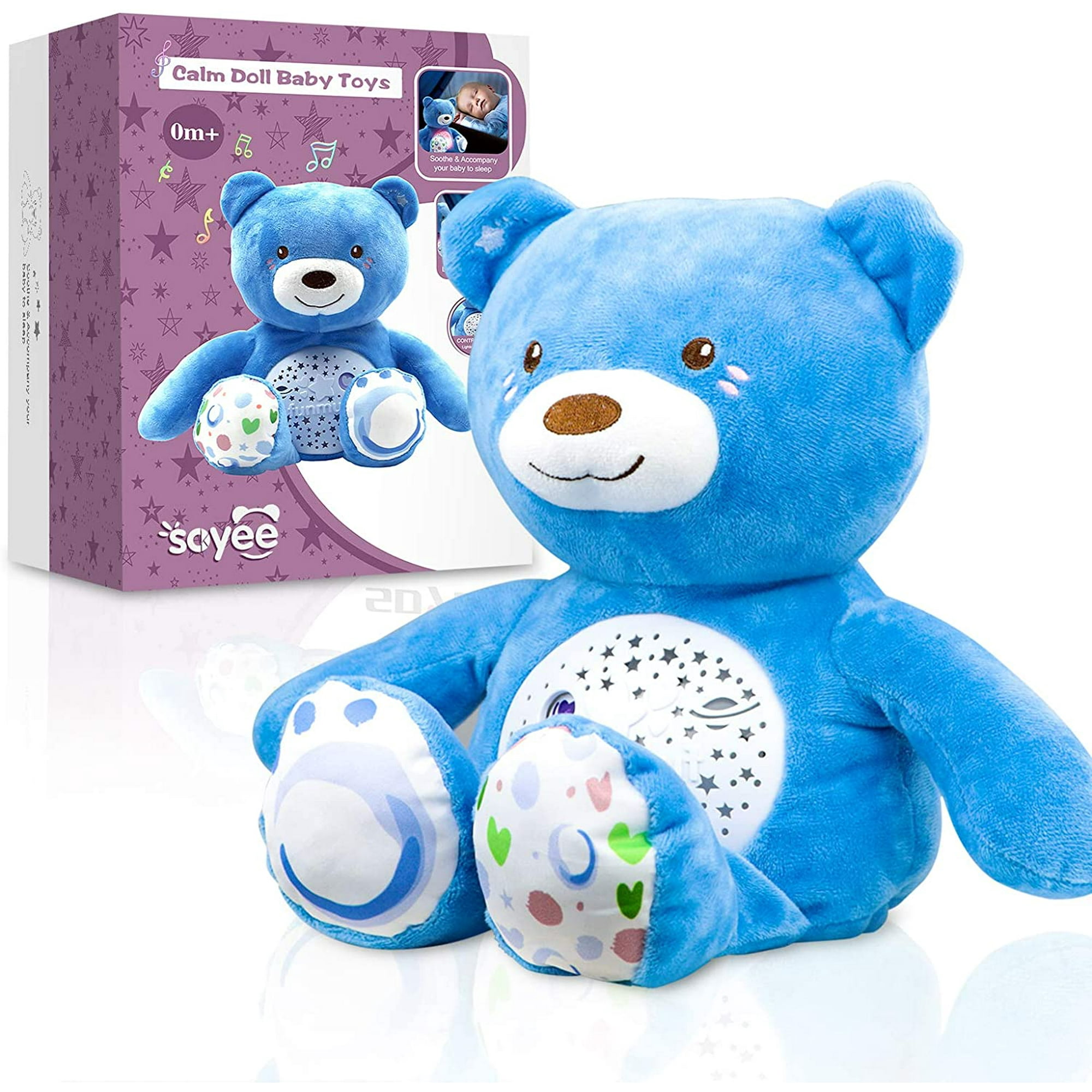 Baby Toys Stuffed Animals Calm Doll Bear White Noise Machine for Sleeping Soft Music with Starry Sky Projection Night Light | Walmart Canada Baby Toys Stuffed Animals Calm Doll Bear White Noise Machine for Sleeping Soft Music with Starry Sky Projection Night Light | Walmart Canada