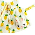 thumbnail image 4 of Conjunto de correa de arnés de chaleco de conejo, collares de disfraz de vestido Mini sombrero Ropa de suave para hámster, ardilla, animal Amarillo Gloria Arnés de conejo, 4 of 8