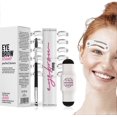 thumbnail image 1 of Eyebrow Stamp Kit, Eyebrow Stamp, Long Lasting, Naturally No Falling, Waterproof Eyebrow Stamp, with 24 Reusable Eyebrow Stencils and 1 Brush, 1 of 5