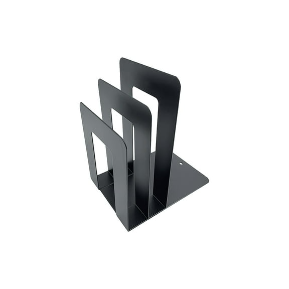 Huron Steel Book Ends 8"H Black (HASZ0094)