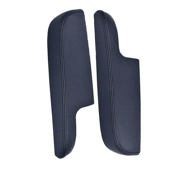 Vinyl Leather Armrest Door Panel Cover for Toyota Avalon 2013-2018, Dark Gray Spare Part