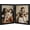 Black, variant on Double 7x5 Picture Frame Horizontal, White | Engineered Wood Bifold Photo Frame with Plexiglass, Fits 2 7x5 Pictures for Tabletop Display, 1 Pack
