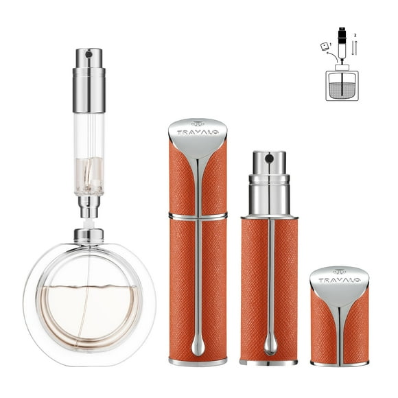 Botella recargable de perfume de viaje Travalo AQUA de 5 ml para mujeres y hombres