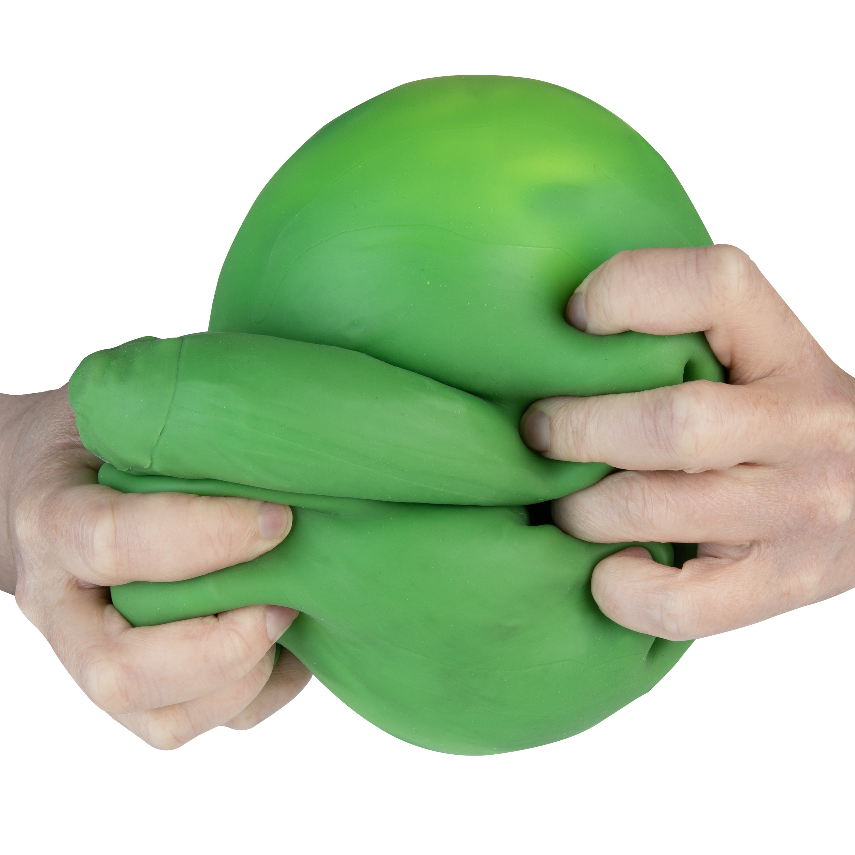 ORB Easy Sqweezy GIANT Stretchy Pickle - Stretches Up to 6 Feet Long - HUGE Jumbo Sized Squishy Veggie Toy, Perfect to Squeeze for Stress Relief - Fun Novelty Sensory Fidget Toy for Kids and Adults