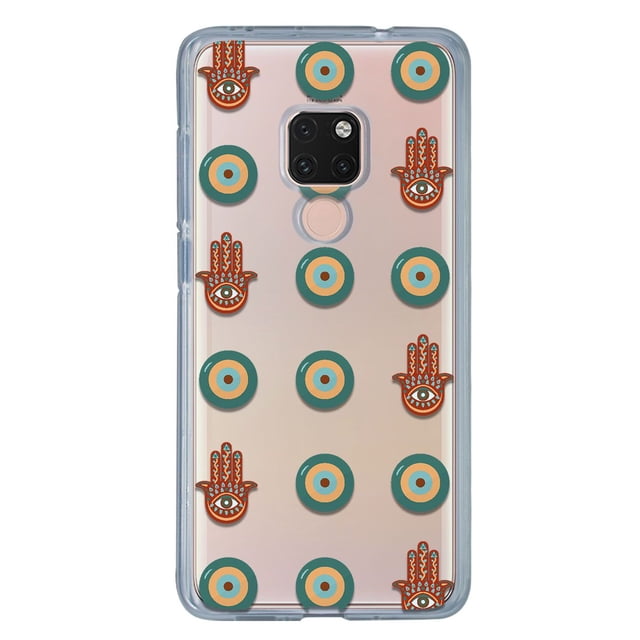 Funda Antigolpes para Huawei Mate 20 InstaCase Patron Ojo Turco y Manos