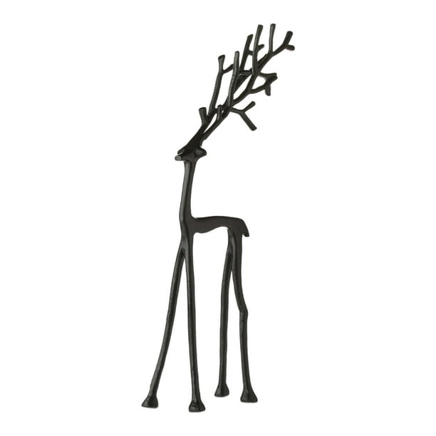Figura de ciervo, alce, escultura, regalo de inauguración de la casa, arte, decoración, artesanía, vintage, europeo Estilo A