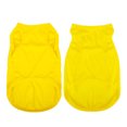 thumbnail image 2 of Shulemin Dog Vest Round Neck Elastic Cotton T-shirt Summer Pet Clothes Puppy Costume,Yellow M, 2 of 7