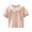 Pink, variant on LYMAYTER Toddler Kids Girls Short Sleeve Shirt 1-10T Baby Solid Color Ruffle T Shirt Tops Blouses Basic Plain Casual Cotton Tees Shirt