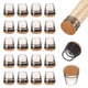 thumbnail image 1 of Uxcell 32-Pack Protectores de Piso para Patas de Silla, Copas de Silicona de 0.59-0.7 Pulgadas, Almohadillas de Muebles de Fieltro, Cubiertas para Patas de Silla [Negro Transparente], 1 of 1