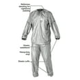 Athletic Works Sauna Suit with Reflective Detailing on Sleeves, Large/X