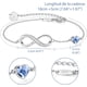 thumbnail image 2 of Pulsera Infinito y Corazón Mujer, Joyería Plata S925 Dama, Pulseras para Mujer Ajustable, Regalos para Mujer, Cumpleaños, San Valentín, Día de las Madres y Mamá, Caja de Embalaje y Tar, 2 of 5