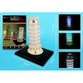 thumbnail image 1 of 3D Puzzles CFL502H Tour Penchée de Pisa avec Base et Lumières - 15 Pièces, 1 of 1