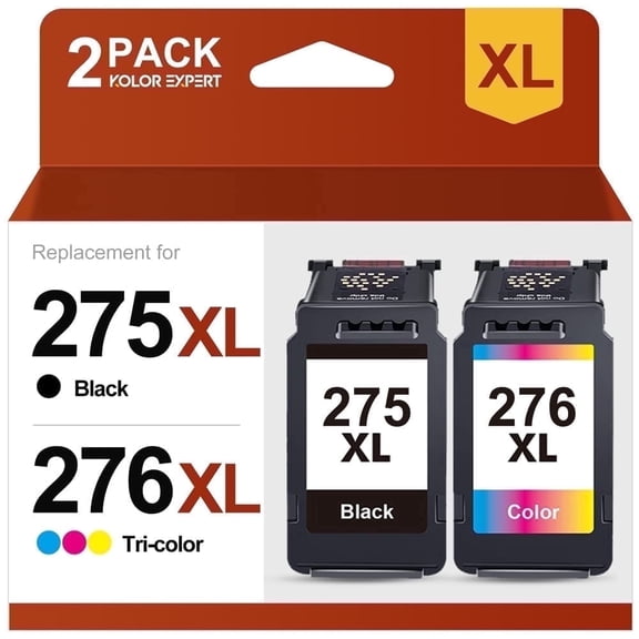 275XL Ink Cartridges Compatible for Canon Ink 275 and 276 for Canon Pixma TR4722 Printer (Black, Tri-Color)