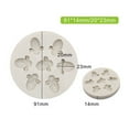 thumbnail image 2 of kayannuo 2pcs DIY Bees Silicone Mold Silicone Fondant Cake Mold Chocolate Candy Molds, 2 of 5
