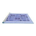 thumbnail image 2 of Ahgly Company Machine Washable Indoor Rectangle Abstract Blue Modern Area Rugs, 7' x 9', 2 of 4