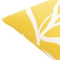 thumbnail image 2 of Surya Natur NTR-015 20x20" Square Cotton Pillow Cover in Mustard Yellow/Beige, 2 of 3
