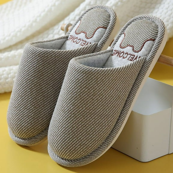 XEOVHV Cute non-slip cotton mop,Slippers For Women, A Pair Of Lazy Slippers Curly Cozy Flat Slide Slippers Comfy Soft Non-Slip House Shoes Indoor And Outdoor, Warm Gift