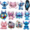 thumbnail image 2 of Globo de aluminio con forma de ángel de Stitch, de Disney Animation, para decoración de cumpleaños de niños, con dibujos animados, 2 of 5