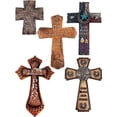 thumbnail image 6 of Urbalabs Western 12 Inch Wall Cross God Bless Pray Cowboy Praying Cross Star Distressed Wall Hanging Cross Country Wall Decor Room Decoration Office Church Home (Pray), 6 of 7