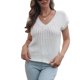 thumbnail image 1 of Suéter De Punto Sin Mangas, Tanque De Punto Con Cuello En V De Moda Para Mujer Para Ir De Compras ANGGREK Otros, 1 of 6