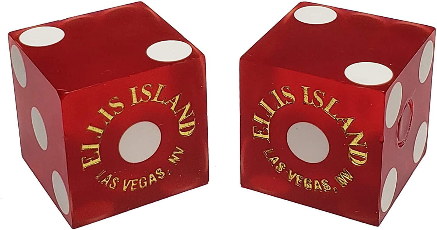 Cyber-Deals Wide Selection of 19mm Craps Dice Pairs Authentic Las Vegas Casino Table-Played 