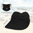 thumbnail image 3 of Womens Sun Hat Women Sun Beach Visor Cap UV Protection with Wide Brim for Sports Beach Golf Hiking, 3 of 7